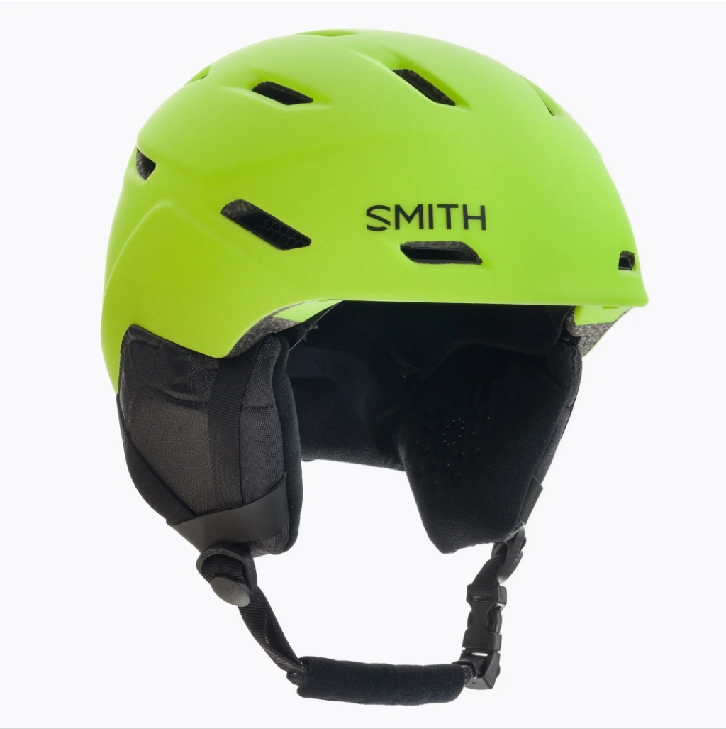 Nib Smith Mission Koroyd Mips Snow Helmet Adult Small Matte Neon Yellow.